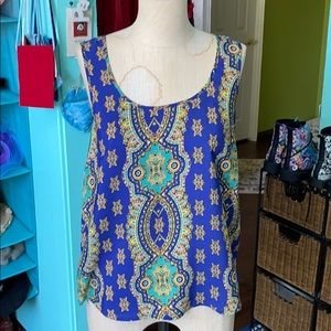 Petticoat Alley scoop sleeveless blouse